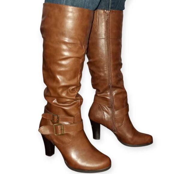 STYLE & CO. COGNAC RUDYY BOOTS SZ.6.5 NWOT. - Picture 1 of 8